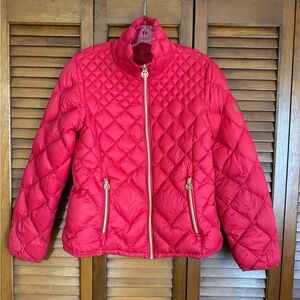Michael Kors Red Puffer Jacket